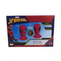 Máscara de Spiderman con movimiento de ojos y luces
