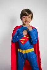Disfraz Superman para niños con capa roja