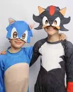 Disfraz Sonic Shadow para niños personaje de videojuegos