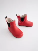 Botas de agua con forro cálido de Spidey and Friends para niños, calzado infantil impermeable y cómodo