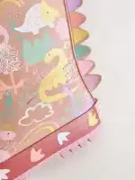 Botas de agua dinosaurio rosado para niños con asas, diseño exclusivo y calidad premium