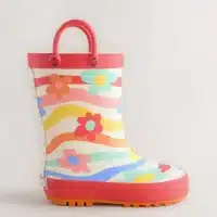 Botas de agua Arcoíris con asa para niños, diseño exclusivo, edición limitada y calidad premium