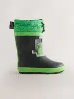 Botas de agua de Minecraft para niños, diseño exclusivo, de colección y edición limitada, calidad premium