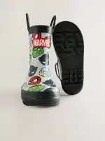 Botas de agua con asa diseño Marvel para niños, edición limitada, impermeables y antideslizantes