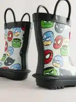 Botas de agua con asa diseño Marvel para niños, edición limitada, impermeables y antideslizantes