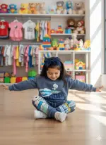 Conjunto Snoopy para niños color acero