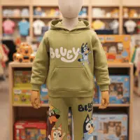 conjunto para niño bluey en color verde