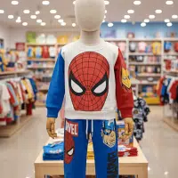 Conjunto infantil Spiderman de franela