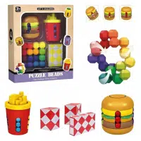 Kit Sensorial Anti estrés x4 para niños con TDAH, incluye 4 juguetes para motricidad fina y concentración