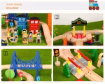 Pista de Tren de Madera Grande – 108 Piezas con Accesorios Premium - Imagen 6