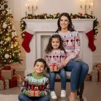 chompa navideña Minnie Mouse para niñas
