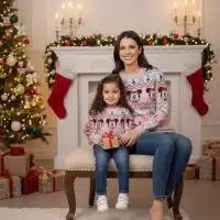 chompa navideña Minnie Mouse para niñas