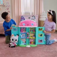 Casa de Muñecas Interactiva Gabby's Dollhouse Spin Master con Catavator, tobogán y más de 25 sonidos