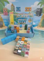 Bloques magnéticos Roblox y Tralaleros juego de construcción con 100 piezas