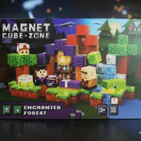 Bloques magnéticos Enchanted Forest Magnet Cube Zone juego de construcción con 120 piezas