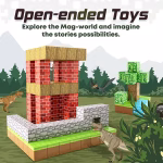 Bloques magnéticos estilo Minecraft 100 unidades para niños