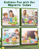 Bloques magnéticos estilo Minecraft 100 unidades para niños