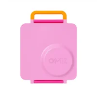 OmieBox lonchera térmica color rosado y fucsia con termo para niñas en La Mirilla Kids Perú