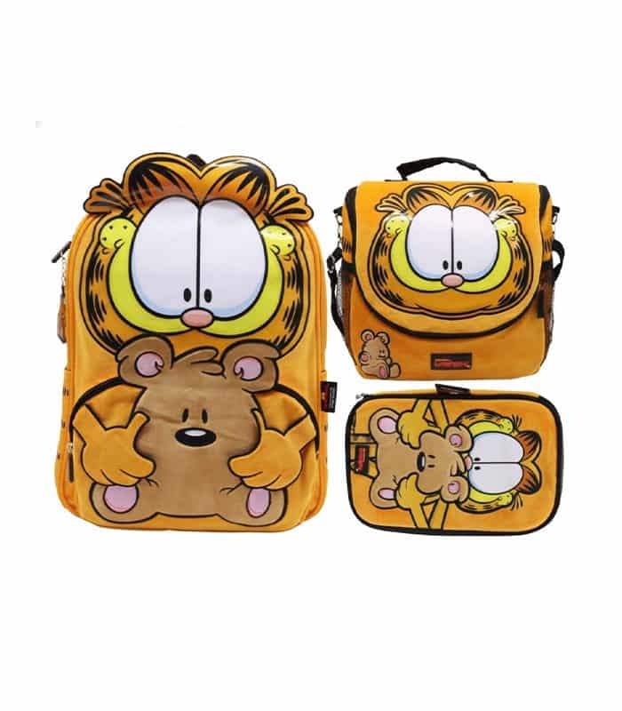 Mochila-de-Garfield-original-con-peluche-de-Pooky-para-niños-en-Perú Mochila de Garfield original con peluche de Pooky para niños en Perú