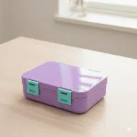 lonchera tritan personalizada lila para niños
