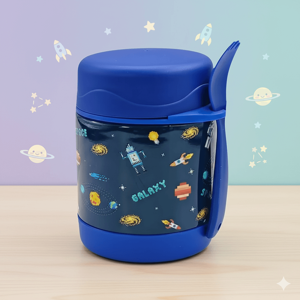 termo-comida-espacial-la-mirilla-kids Termo de Comida 325 ml Espacial para Niños | La Mirilla Kids - Imagen 1